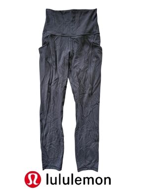 Lululemon Align Leggings Black 31" High Rise Pockets Buttery Soft Size 2